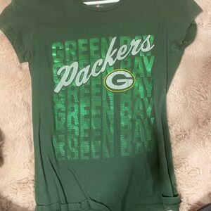 Majestic Green Packers Womens Tee